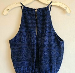 Women&rsquo;s Xhilaration Long Dress – Made in Guatemala – Size S – Blue Color