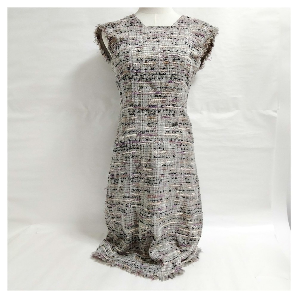 Chanel Dress Ladies Polyester Acrylic Cotton 3984409