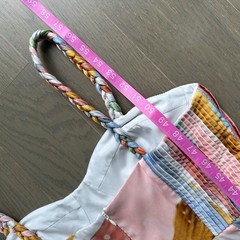HUTCH Shyla Twist Strap Pastel Pink Yellow Dress Maxi Braided Strap – Size 10