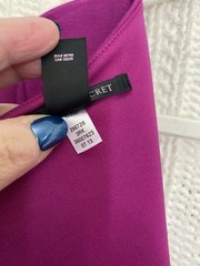 Hot Pink Victorias Secret Lined Scoop Neck Dress 12 Sexy Barbie Coquette