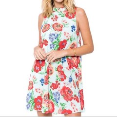 NEW Everly Kira Floral Dress Sz S