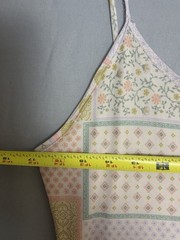 Y2K XL Lined Patchwork Quilt Pattern Mesh See you Monday Dress With soft Lining
