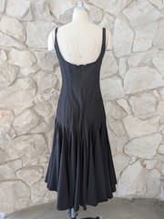 black midi dress small