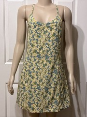 Toad & Co Sunkissed Skort Dress Blue Floral Backcountry Boho Cottagecore Medium