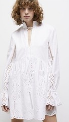 NWT The Kooples Broderie Anglaise Eyelet Lace Mini Dress Medium