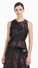 $348 KAY UNGER INGA Cocktail Dress Dark Midnight Multi – SIZE 10 – NWT