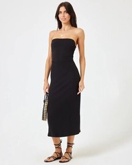 L*Space NWT Manaia Dress in Black Size S M & L MSRP $125