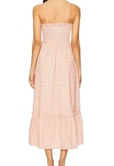 Cleobella Bellini Plaid Smocked Magnolia Ankle Dress M NEW $288