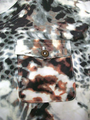 RELATIVITY PXL NO WRINKLE SHORT SILKY CAMO DRESS SUNDRESS~DRAWSTRING WAIST~