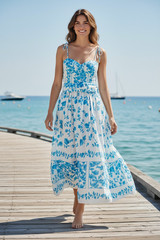 ZARA : Printed Poplin Midi Dress : 3293/056 | *UK Buyers No Import Fees*