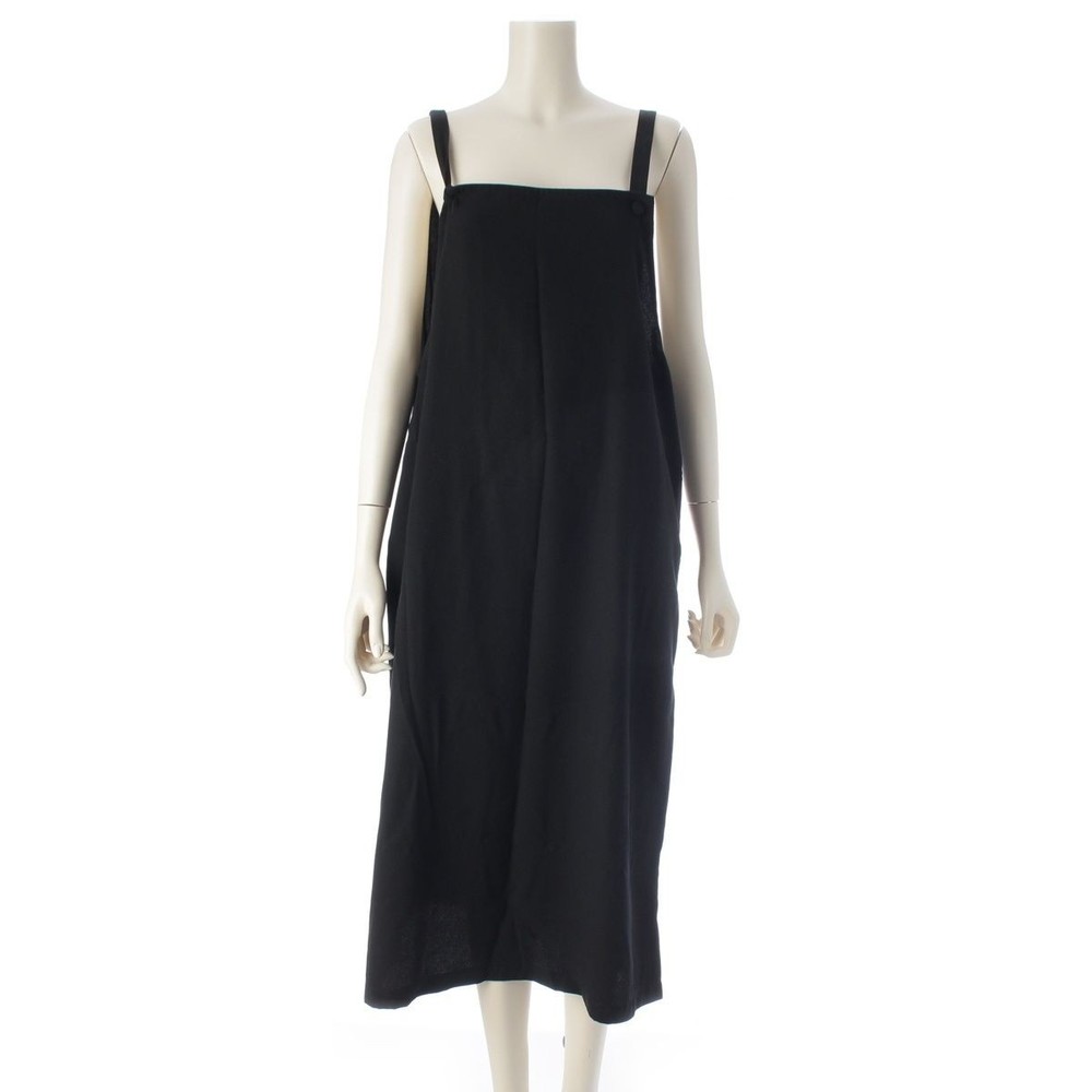 I m Issey Miyake Sleeveless Waist Belt Dress Top Skirt Black Used
