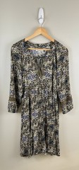 Frye & Co Women&rsquo;s Dress XL Floral Boho Tassels Autumn Crochet Tiered