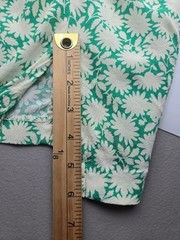 Revolve Capulet Large Apple Green White Floral Mini Dress Sierra Ruched