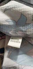 Womens blue white cotton midi dress sea summer floral halter neck size M unbrand