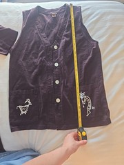 Vintage Brown Cactus Western Apparel Maxi Dress Vest Set