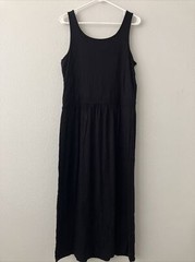 Belle by Kim Gravel Midi Knit Tank Dress – Black (sz M) A302661