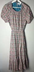 J.CREW Size 8 Open Back Cotton dress Liberty® Giorgia Duke BG128 $248