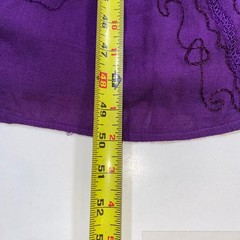 Island Beach Purple Ombre Embroidered Tank Dress Rayon Boho Beachy Vacation