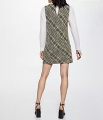NWT. Tweed pinafore dress. Size XL. Bust 22 Inches, Length 36 Inches