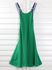 ANTHROPOLOGIE NWT $88 Daily Practice Criss Cross Back Swing Dress Size XS