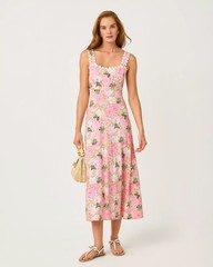 NWT Lilly Pulitzer Dwyer Midi Dress 2 Color , Choose Size . Free Shipping !