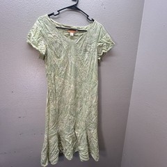 Nani Hawaii Tori Richard Womens Hawaiian Dress Large Floral Aloha Flutter Sleeve