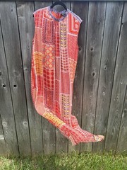 NWT $198.00 Anthropologie Patchworked Sol Maxi Dress By Tanvi Kedia size large