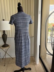 Pure Jill J.Jill 100% Cotton/Modal Short Sleeve Striped Dress Women’s XS Petite