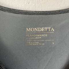 Mondetta Women’s Performance Luxury Activewear Gray Midi Dress Pockets Sz Large