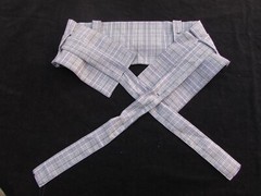 Zara Basic Collection Short Dolman Sleeve Mini Dress Gray Glen Plaid Belted Sz M