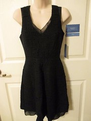 NWT – VERA WANG ladies Black sleeveless dress – sz 2P – MSRP $78.00 – Pretty!