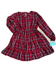 Copper Key Flannel Juniors Dress Plaid Soft Plaid Holiday Casual Size Large