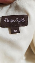 Women Phase Eight Dress White Polyamide 38 / M /