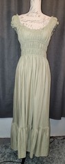 NWT Light Sage color Sundress Size. Small by Blu Pepper Boho Style