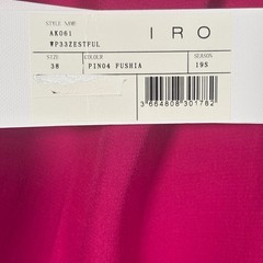 IRO Zestful Fuchsia Pink Lace Ruffle Mini Dress Size EU 38 US 6