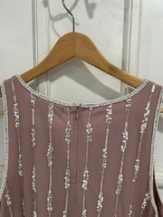 Adrianna Papell Studio Sleeveless Beaded Special Occasion Sheath Dress – 16