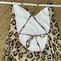 PQ REVOLVE $159 Amelia Leopard Slip Dress XS-S EUC