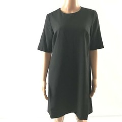 Sorbtek Womens Sheath Shift Dress Split Sleeve Career Business Office Work Sz 16