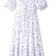 LOVESHACKFANCY X TARGET~GEMMA PUFF SLEEVE DRESS~SZ L~NWT