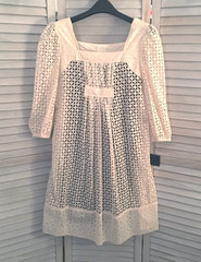 Anthropologie Anna Sui &lsquo;Merengue&rsquo; Cotton Lace Dress, Size L – NEW w/ Tag