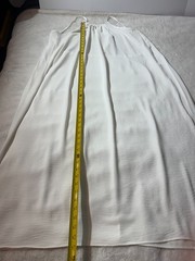 Unbranded White Halter Maxi Dress Women&rsquo;s Size XL Open Back Summer Beach Casual