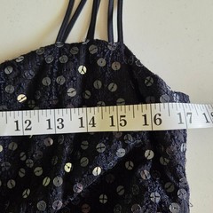 Escada Elements Navy Blue Sequin Cowl Neck Maxi Triple Strap Gown EU42 US10