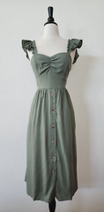 Anthropologie Midi Dress New Size Small Linen Bridgerton Romantic Coquette Boho