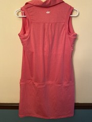 Peter Millar Element Dress Medium Athletic Golf Collared UPF 50 Sleeveless Pink