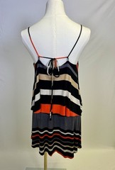 PJK Patterson J Kincaid Womens Striped Multi-Color Sleeveless Dress Sz S Preppy