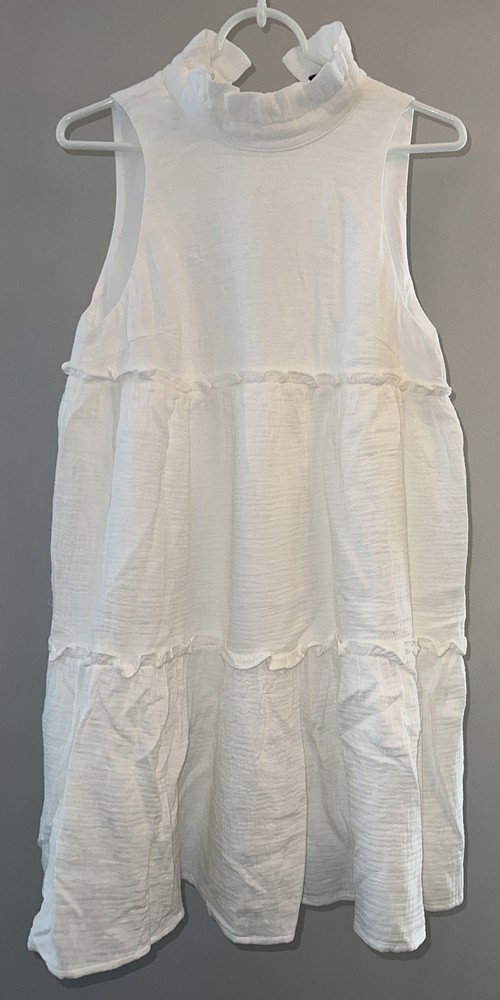 Tuckernuck Pomander Place Lightweight Gauze Morgan Dress In White – Size XS