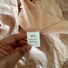 Dokotoo Light Brown Tie Back Long Sleeve Cut Out Ruffle Mini Dress Size S Boho