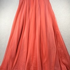 Cache Dress Vintage Long Maxi Y2K Ball Gown Prom Size 8 Pink Coral Sequin Fairy