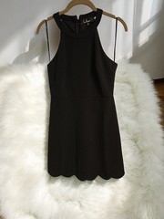 Lulu&rsquo;s Black Bodycon Mini Dress Perfect Pick, Size M.