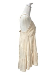 Wishlist Cream Spaghetti Strap Layered Mini Dress Size Small